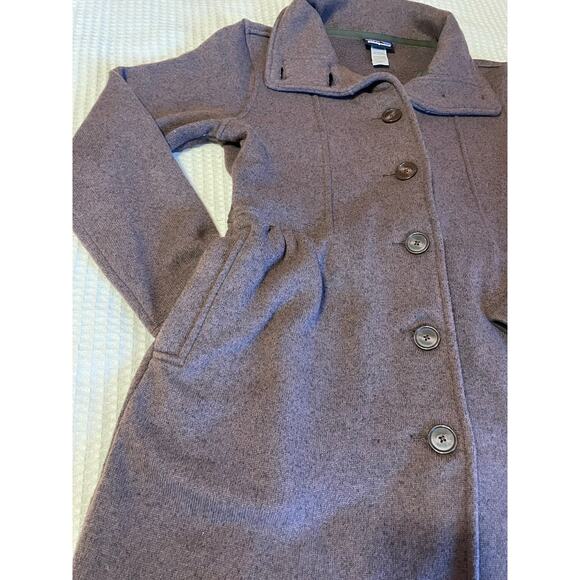 Patagonia Better Sweater Deep Purple Brown Cozy Button Up Peacoat Large - Picture 7 of 15